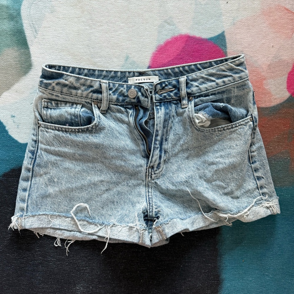 PacSun Denim Mom Shorts